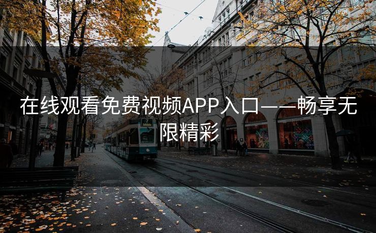 在线观看免费视频APP入口——畅享无限精彩